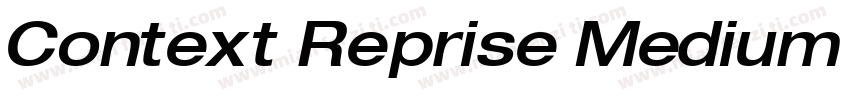 Context Reprise Medium SSi Medium Italic字体转换